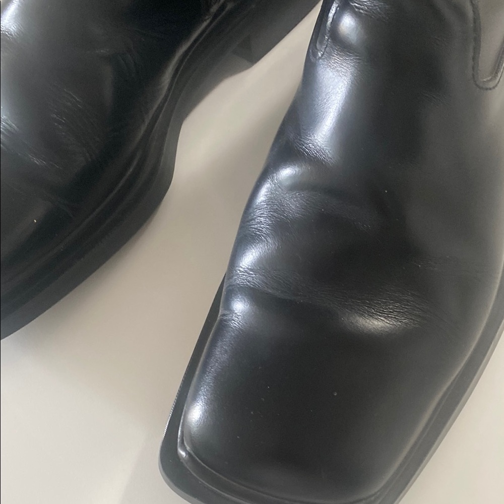 Prada Men's Black Leather Boots Size 7 Retail for $1590 - Picture 4 of 16
